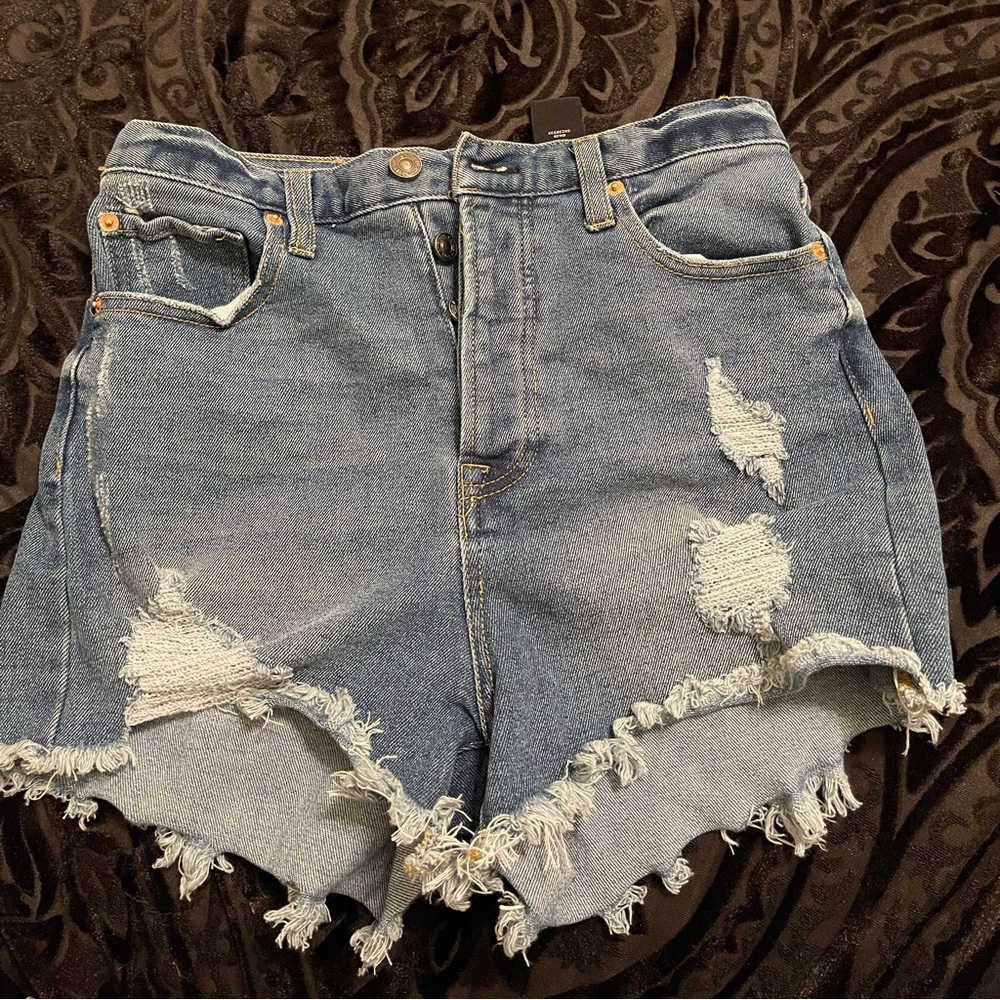 Denim Blue Jean Shorts Size 5/27